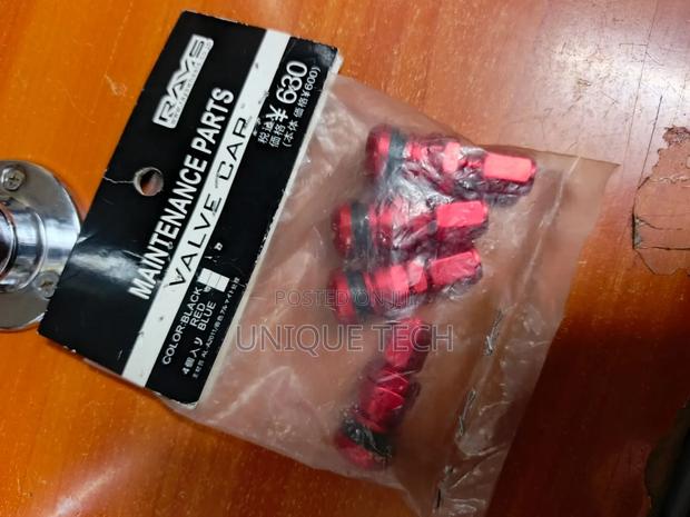 Car Tyre Nozzle Caps( 4pcs )Sporty Design Set