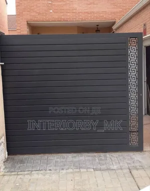 Elegant Sliding Gate With Laser Cut