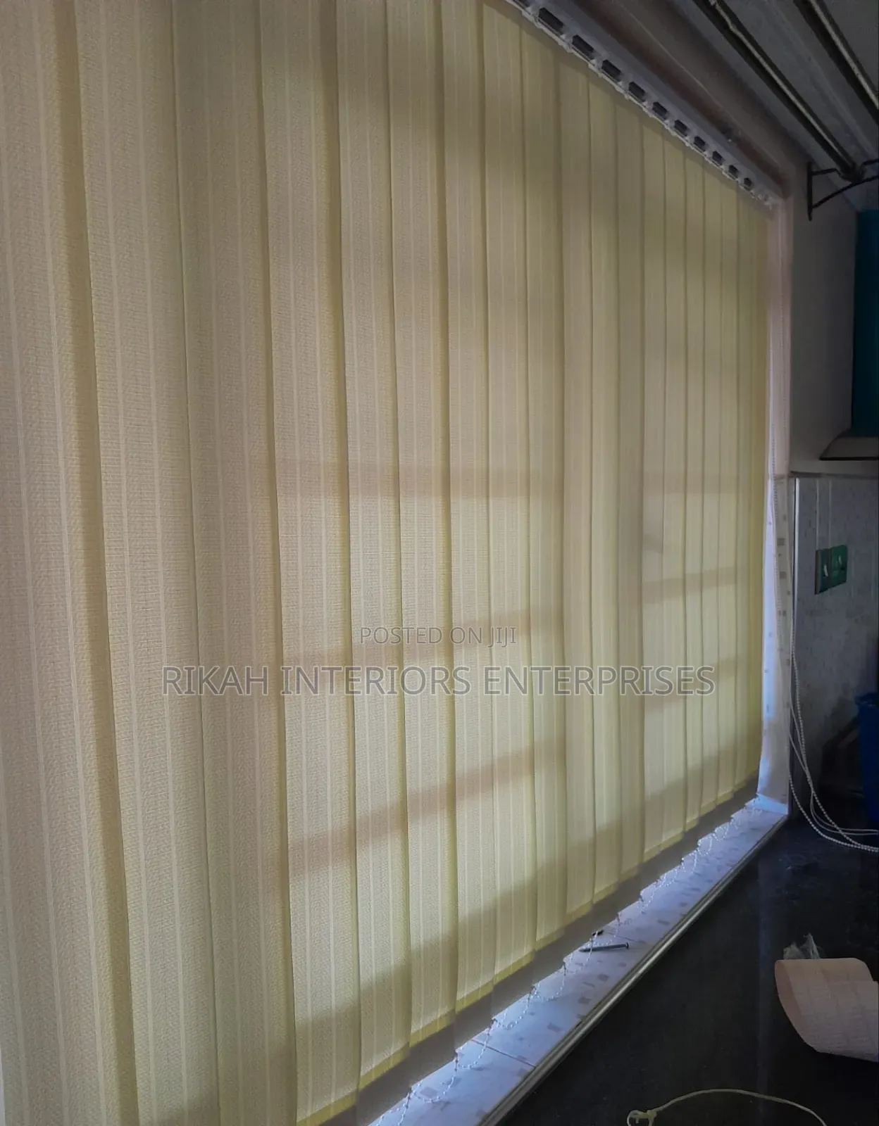 Cream Vertical Blinds