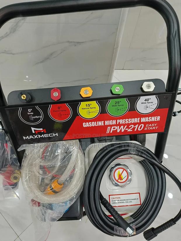 Maxmech 300psi 7.0hp Gasoline High Pressure Washer Quality - thumbnail 3