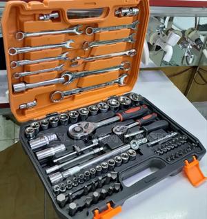 82 PCS Chrome Socket Spanner Set 1⁄2 Inch - thumbnail 2
