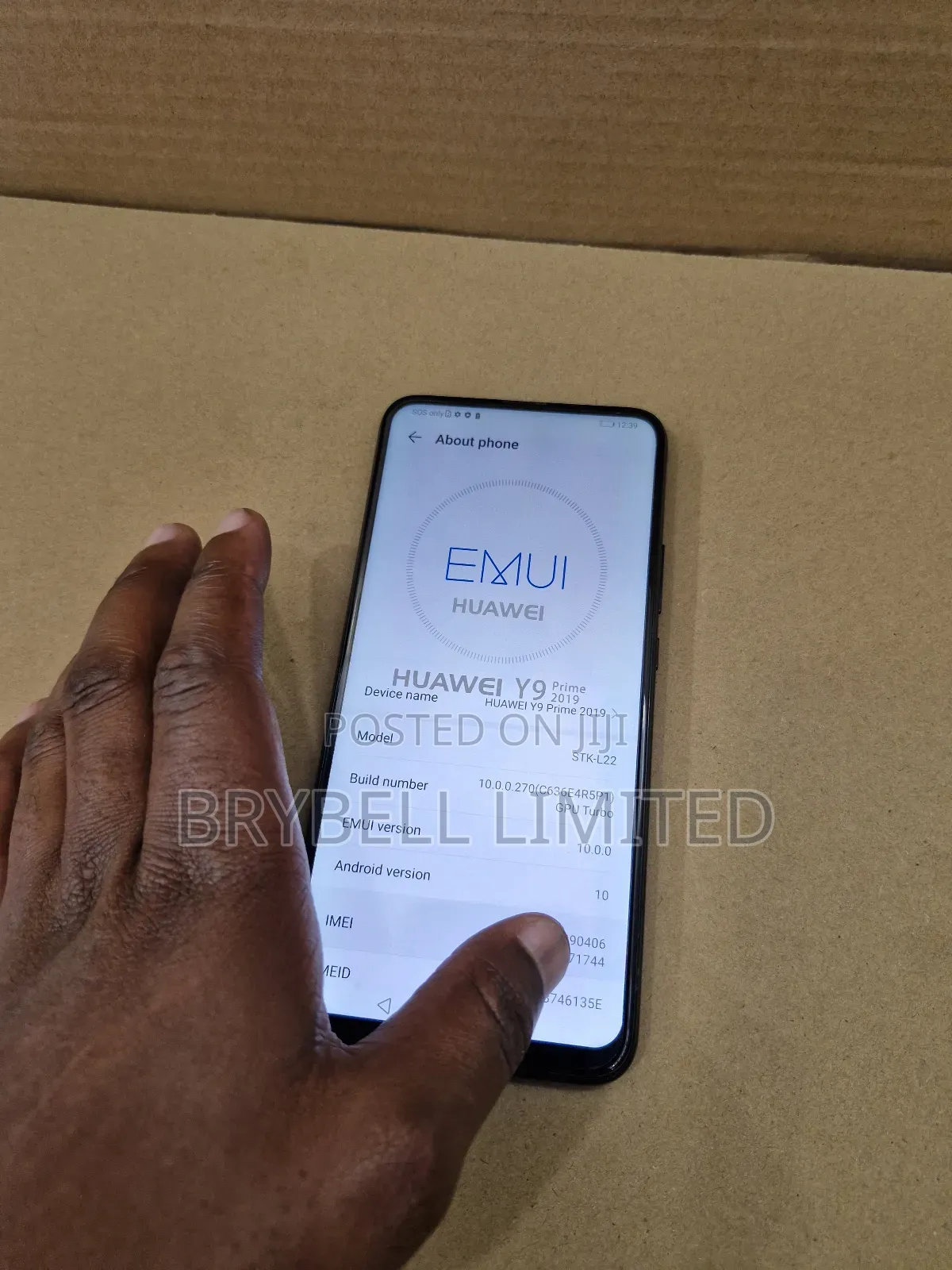 New Huawei Y9 Prime 2019 128 GB Black