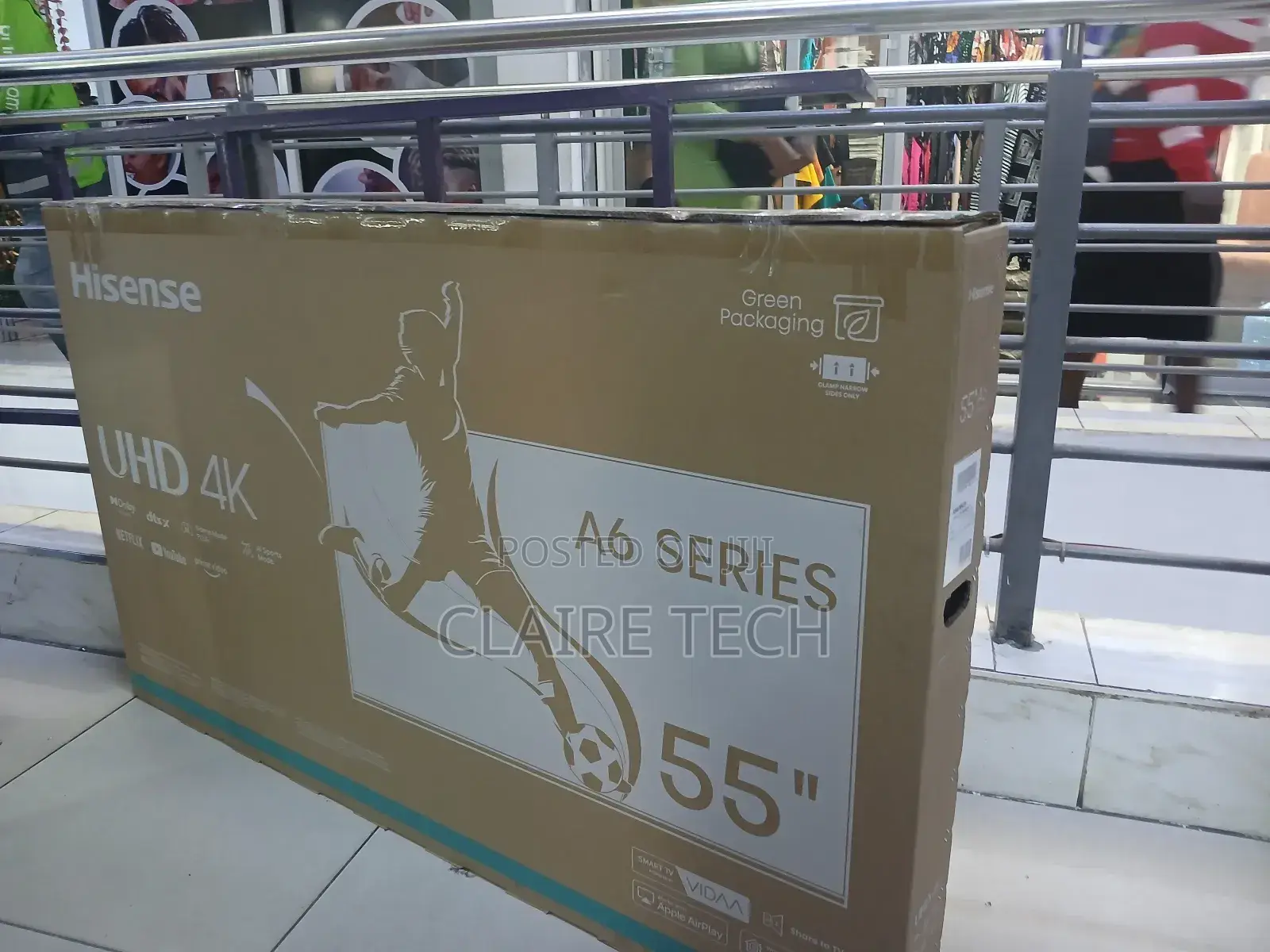 Hisense 55" Inch Uhd Smart Frameless,Dolby Audio