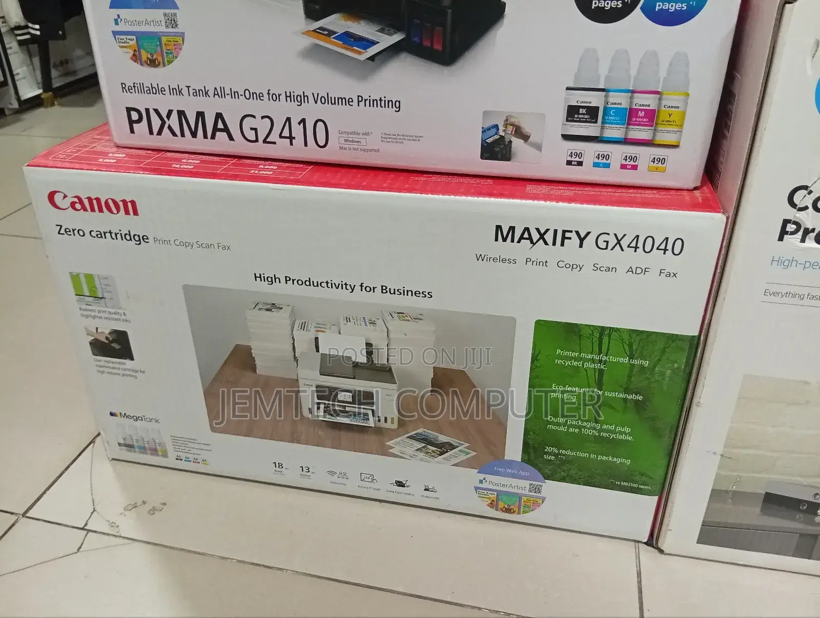 Canon Maxify Gx4040 Inkjet A4 600 X 1200 Dpi Wi-Fi