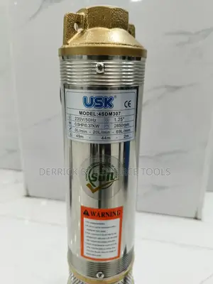 Usk 0.5hp 370w 1.25" 49 Metre Submersible Water Pump Quality