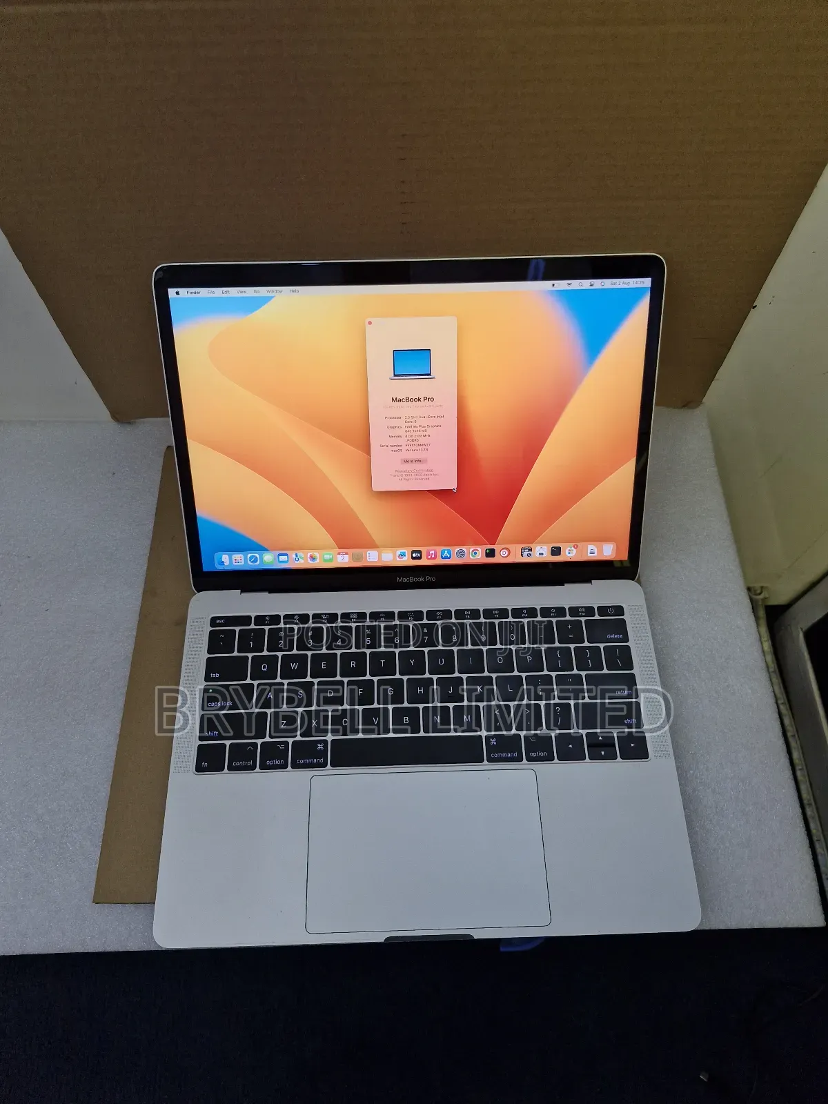 Laptop Apple MacBook Pro 2017 8GB Intel Core I5 SSD 128GB