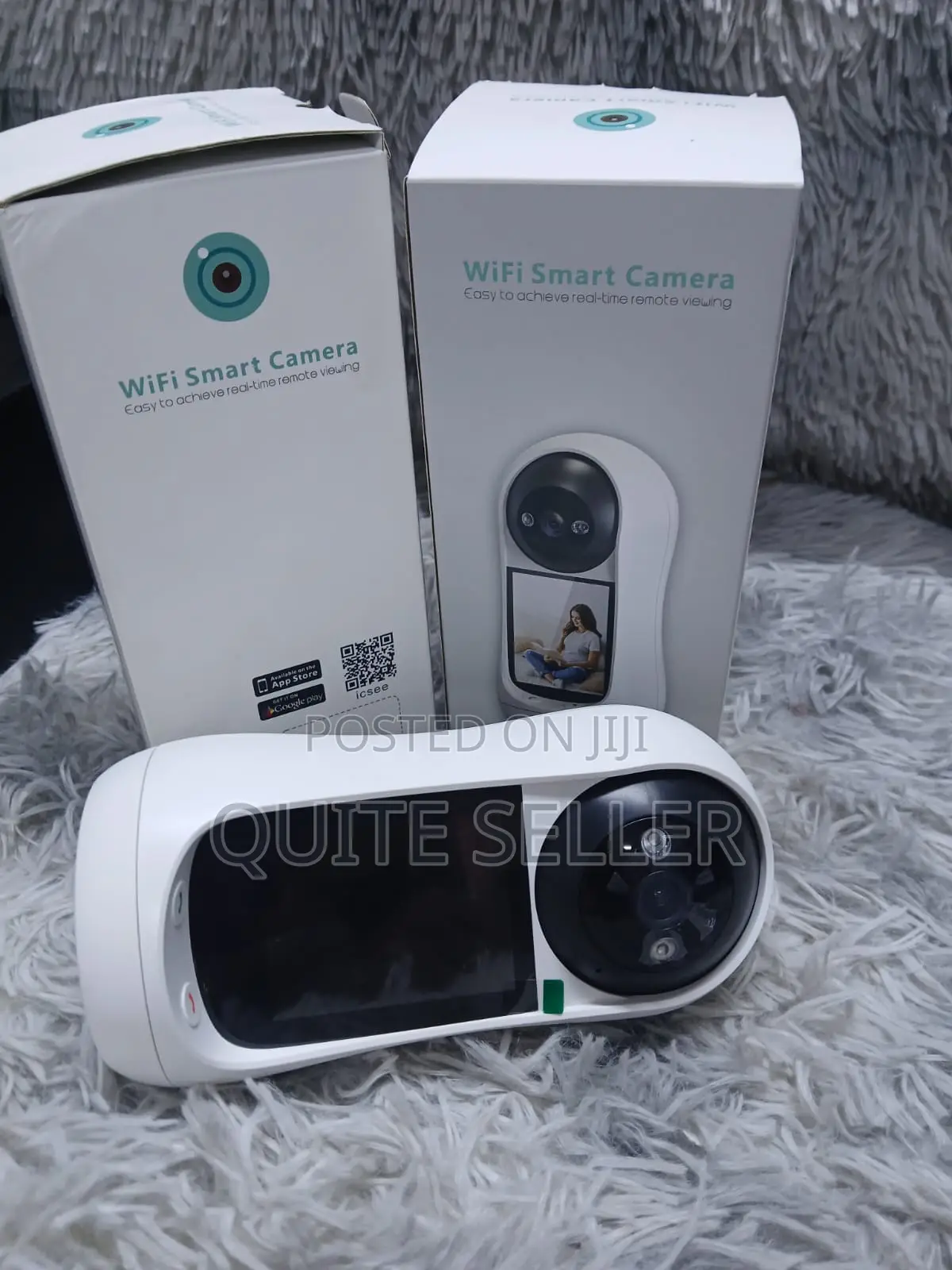 Baby Monitor Wifi Icsee One Key Calling Camera