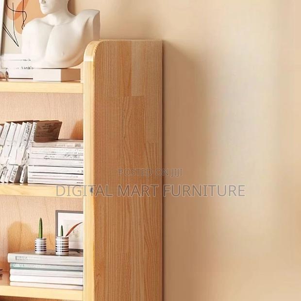 Office Cabinet: Wood Vertical Book Rack Office Cabinet
