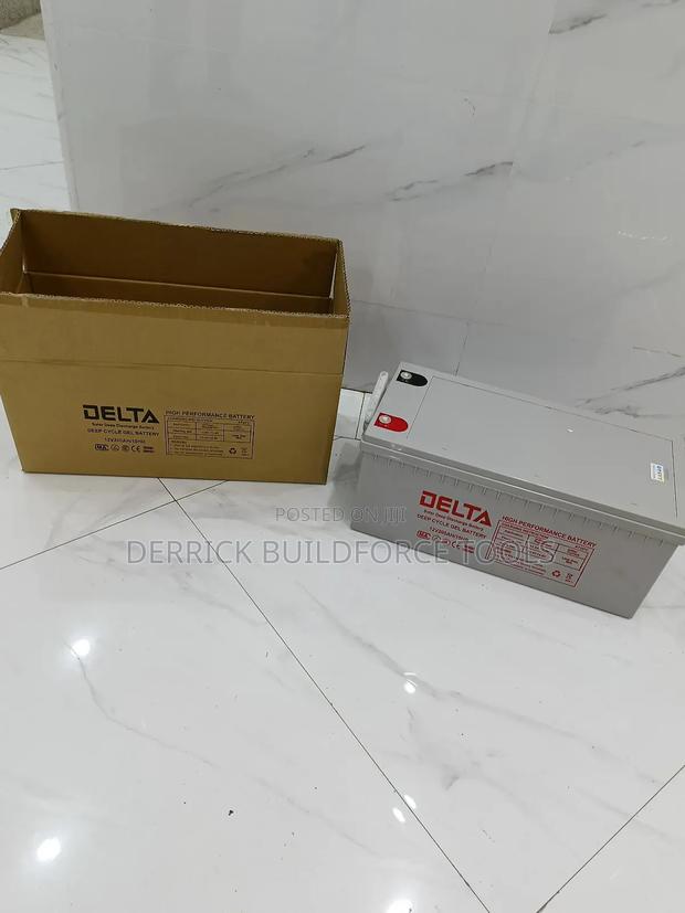 Delta 200ah 12v Deep Cycle Solar Battery - thumbnail 3