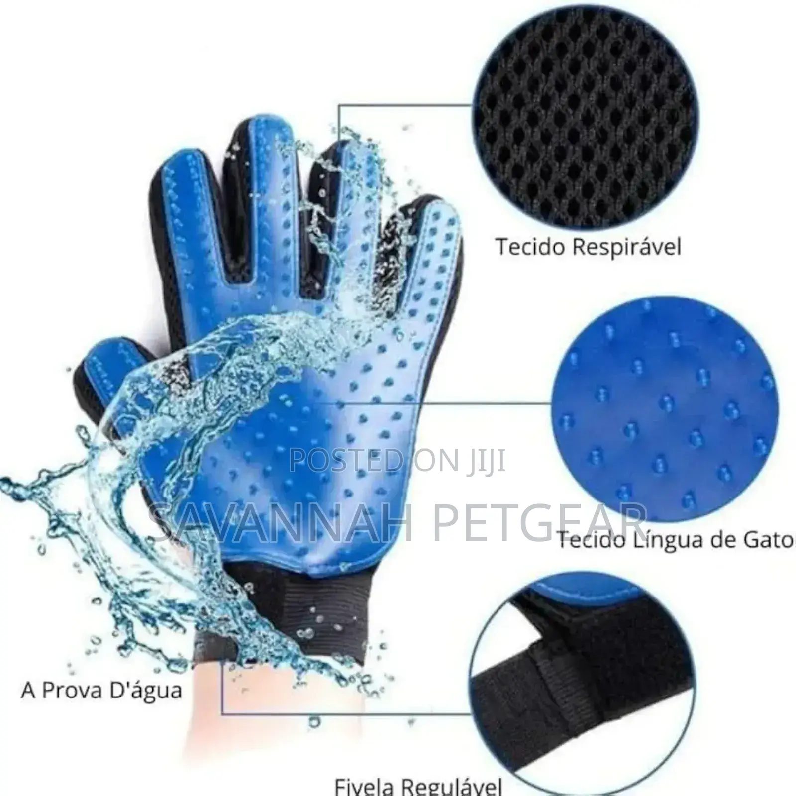 Dog Cat Hair Remover Glove Pet Grooming Glove