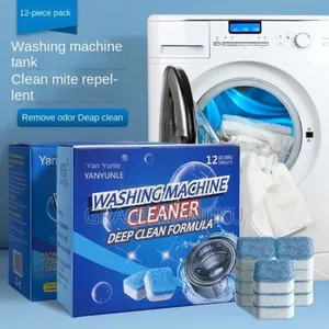 12pc Pack of Washing Machine Cleaning Table