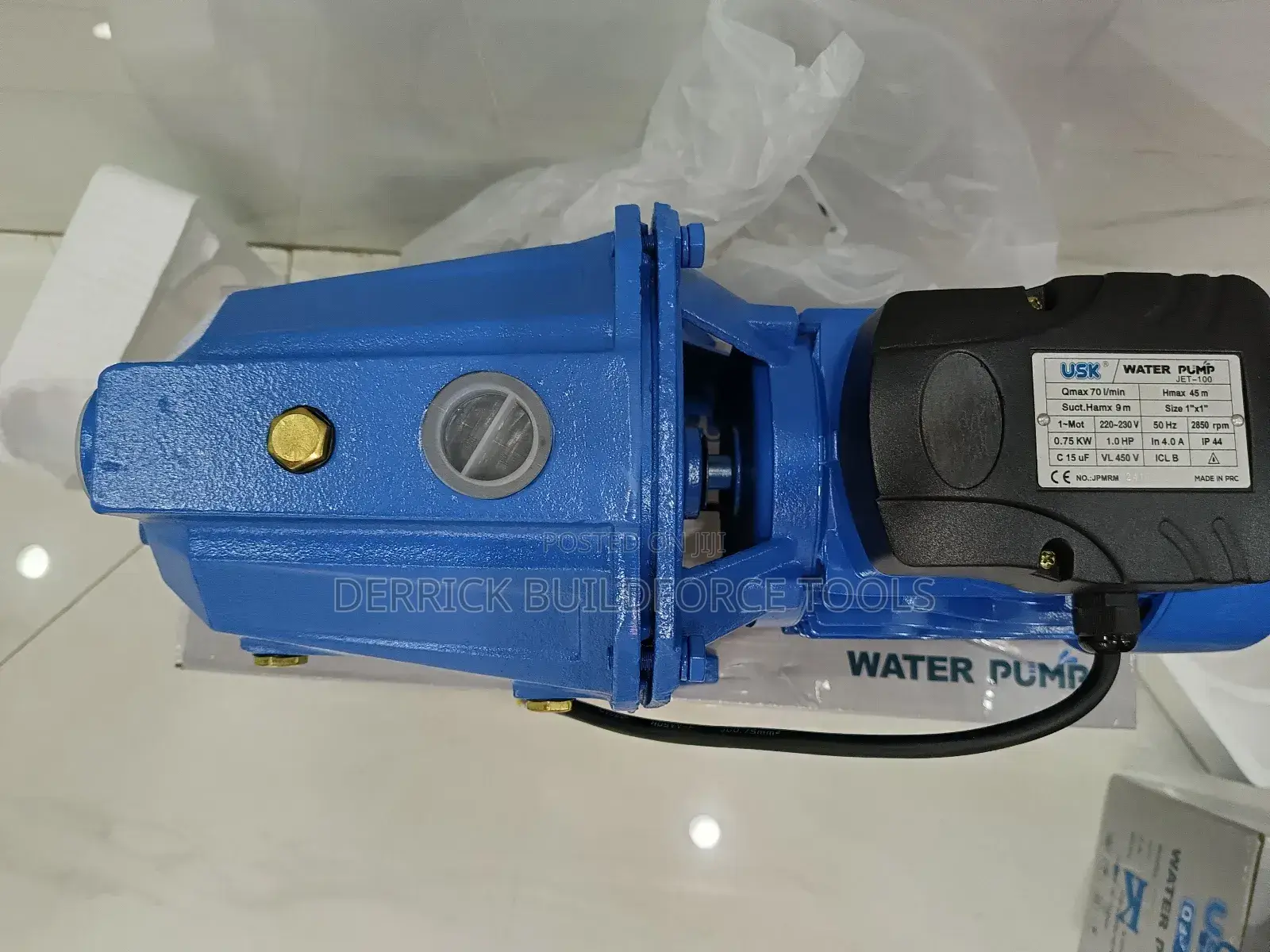 Usk Jet-100 Self Primming Booster Pump 1 Horsepower