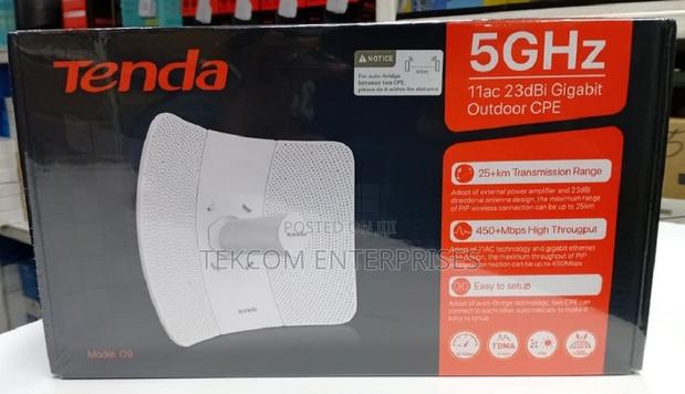 Tenda O9 5ghz 11ac 23dbi Gigabit Outdoor Cpe
