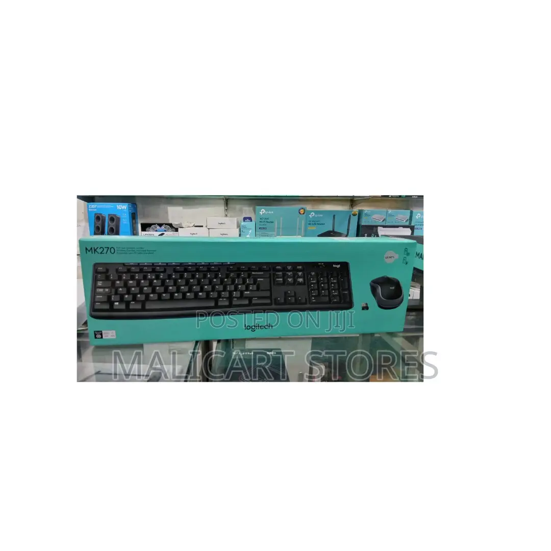Logitech Mk270 Reliable Wireless Keyboard and Mouse Combo
