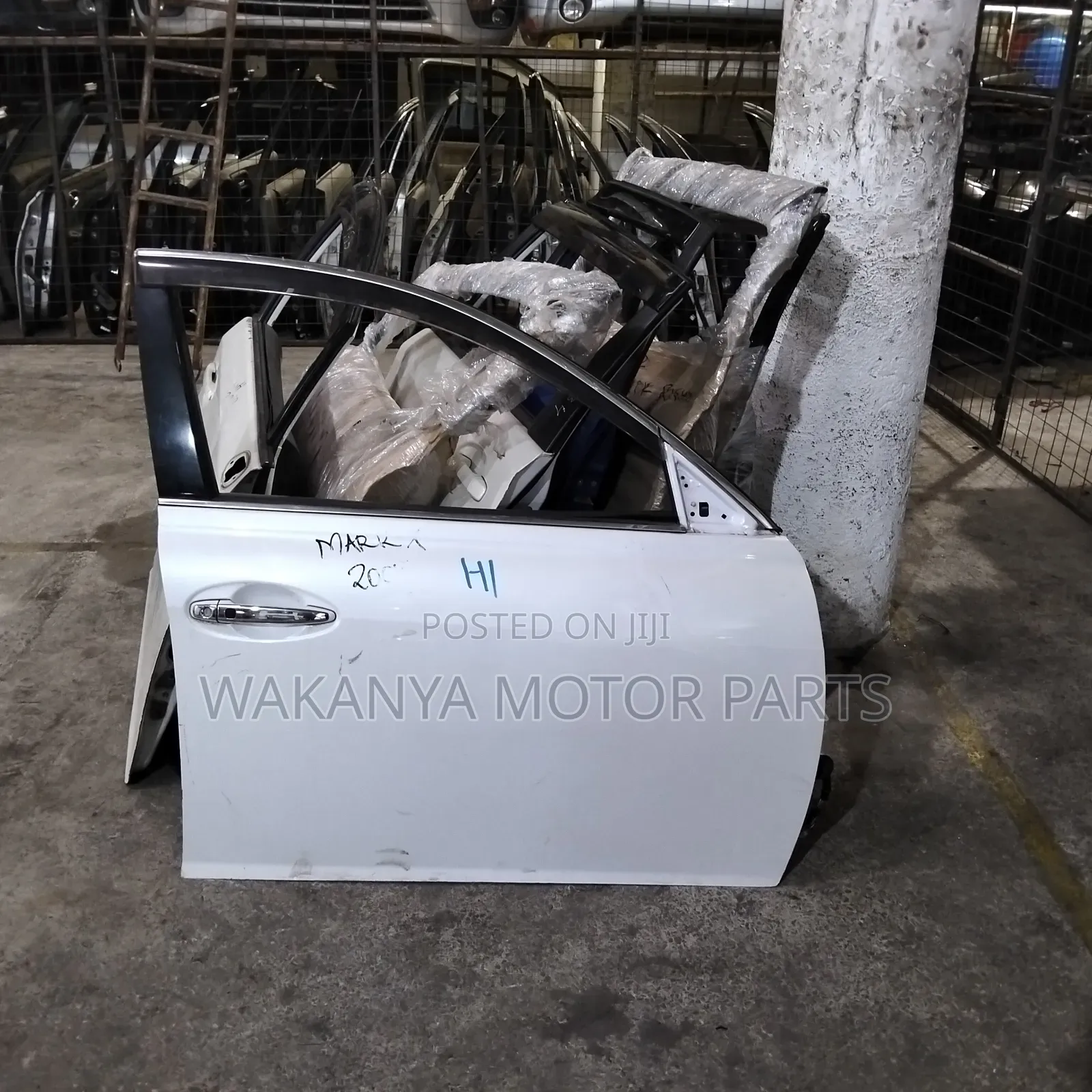 Toyota Mark X Grx120 Front Driver's Door Complete, Ex Japan