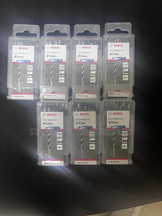 Bosch Drill Bits HSS Point-Teq 5mm 10pcs - thumbnail 2