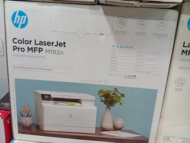 Hp Color Laserjet Pro MFP M182n Colour Laser Printer Lan - thumbnail 2