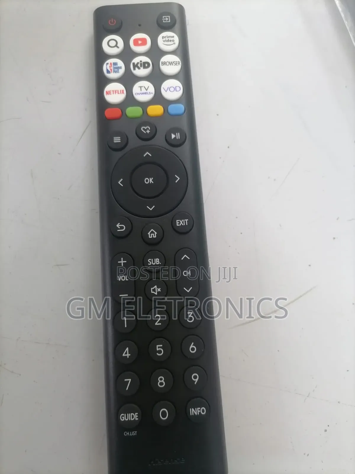 Hisense 2022, 2023,2024 2025 TVS Model Replacement Remote