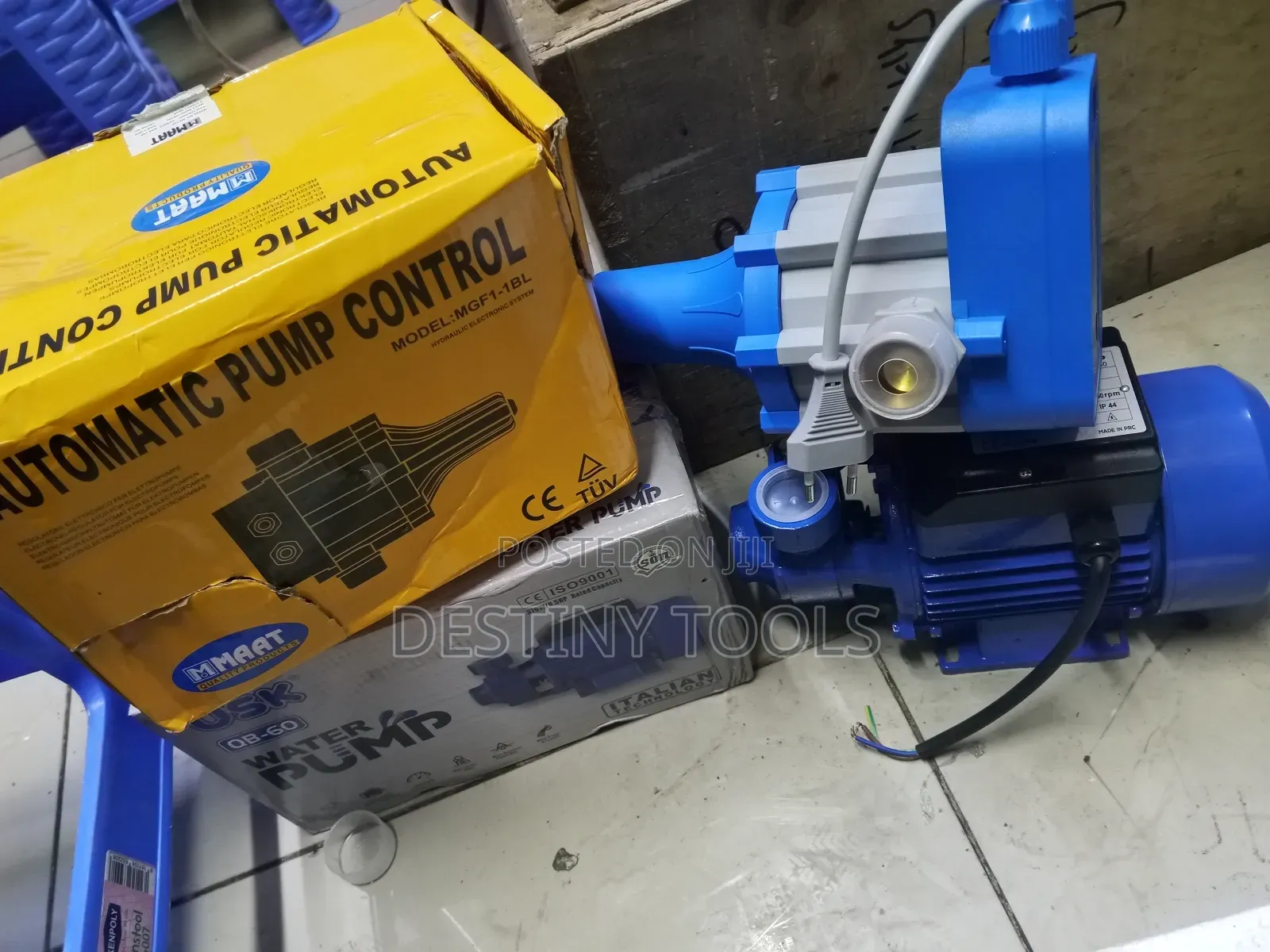 Usk Water Pump Booster 0.5hp+Pump Control