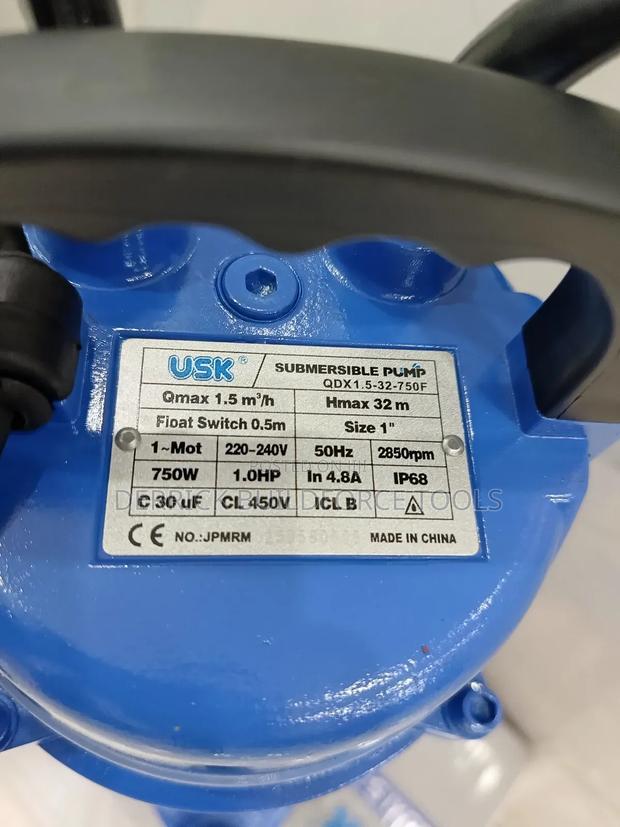 1hp Usk Submersible Pump 1" - thumbnail 2