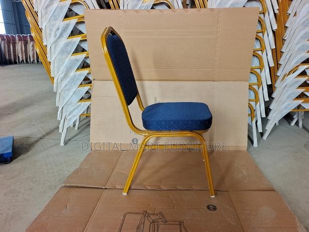 Dining Chair: Cheap Metal Stacking Dining Chair - thumbnail 4