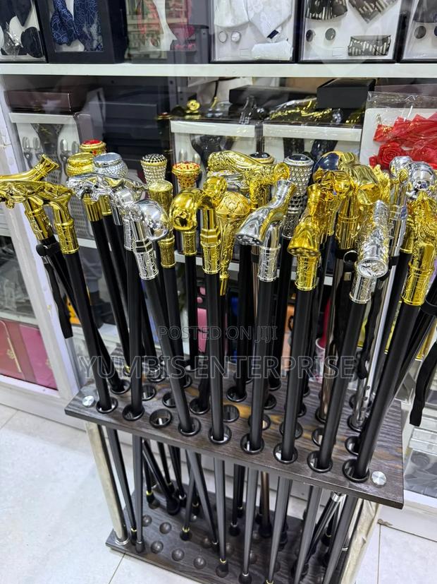 Elegant Walking Stickgold/Silver Handle Fr Weddings , Events