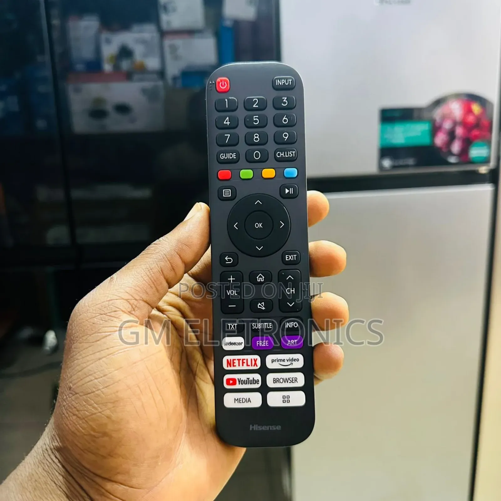Original 100% Universal Vidaa Remote for Hisense Smart Tvs.