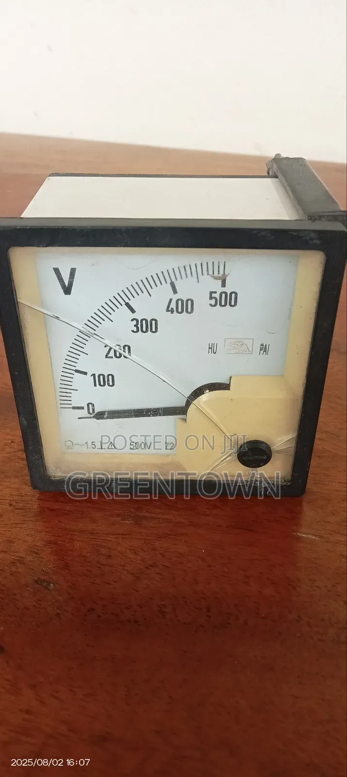 Analog Display Voltmeter 500v