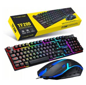 Gaming Combo Keyboard and Mouse. Tf200. T-Wolf Model - main view