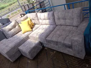 Unbeatable 6 Seater Chester L Sofa Set With a Puff