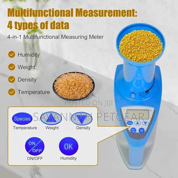 Grain Moisture Meter, Digital Grains for Moisture Testing - thumbnail 2