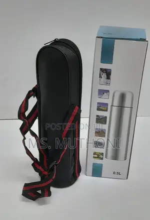 Travel / School Stainless Steel Unbreakable Flask Witha Bag