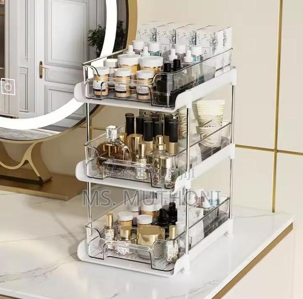 3 Tier Bathroom / Cosmetics Storage Organizer - main view