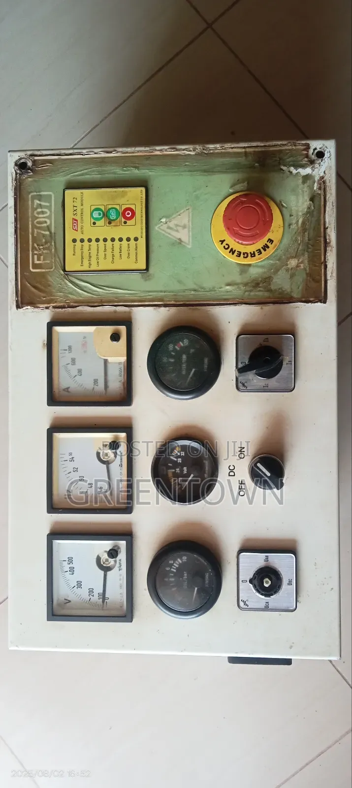 Electric Control Panel for Generator