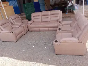 Soothing 7 Seater Semi Recliner Sofa 3,2,1,1