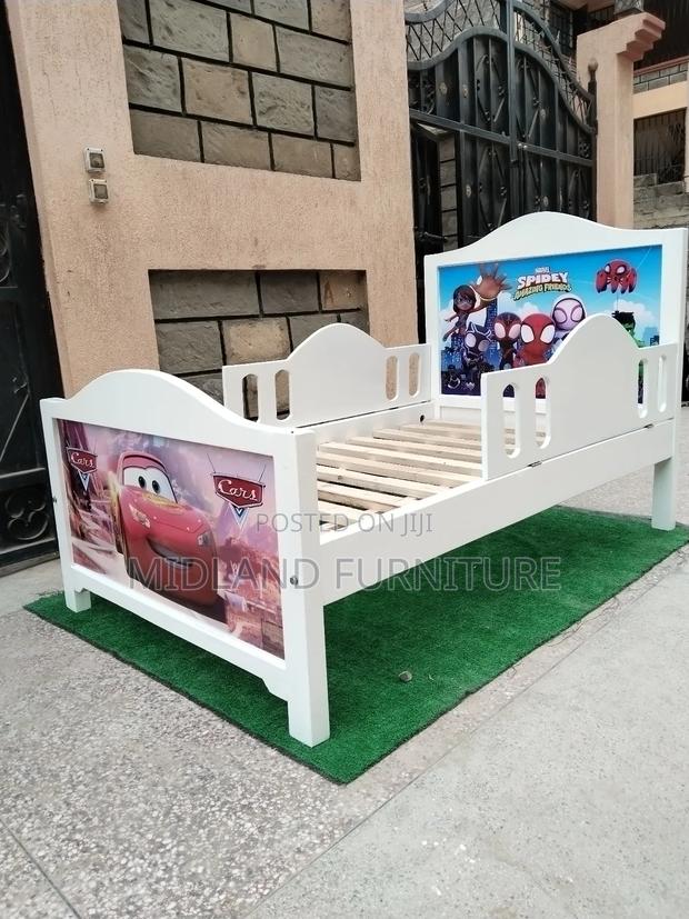 Children Bed With Cartoon Image - thumbnail 3