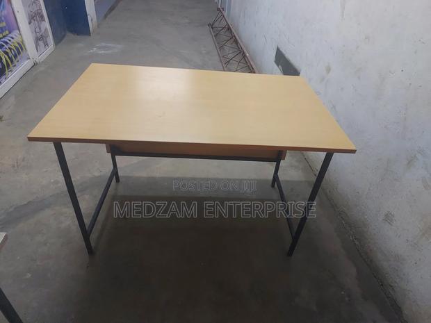 Study, Office Table With Metallic Stand - thumbnail 3
