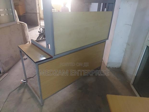 Study, Office Table With Metallic Stand - thumbnail 4