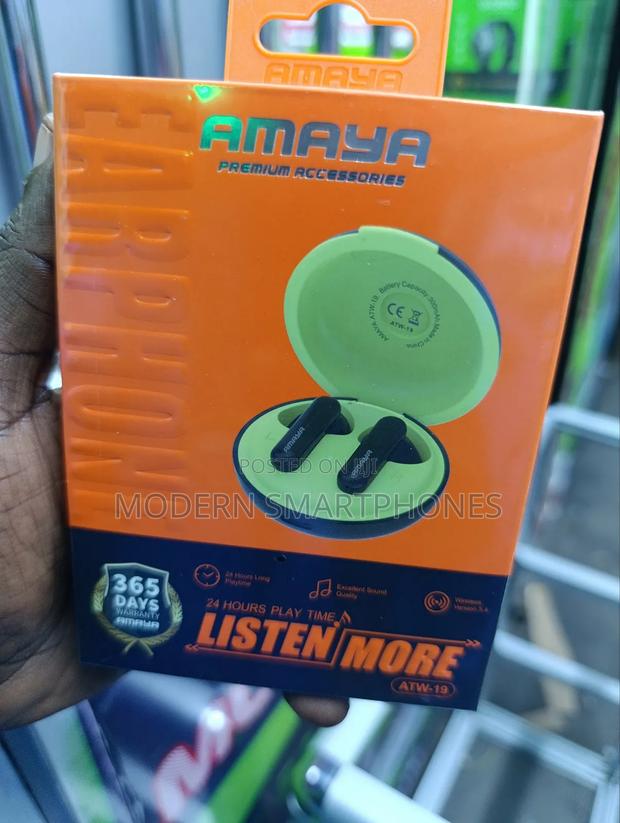 Amaya Atw 19 Wireless Bluetooth Earphones - thumbnail 2