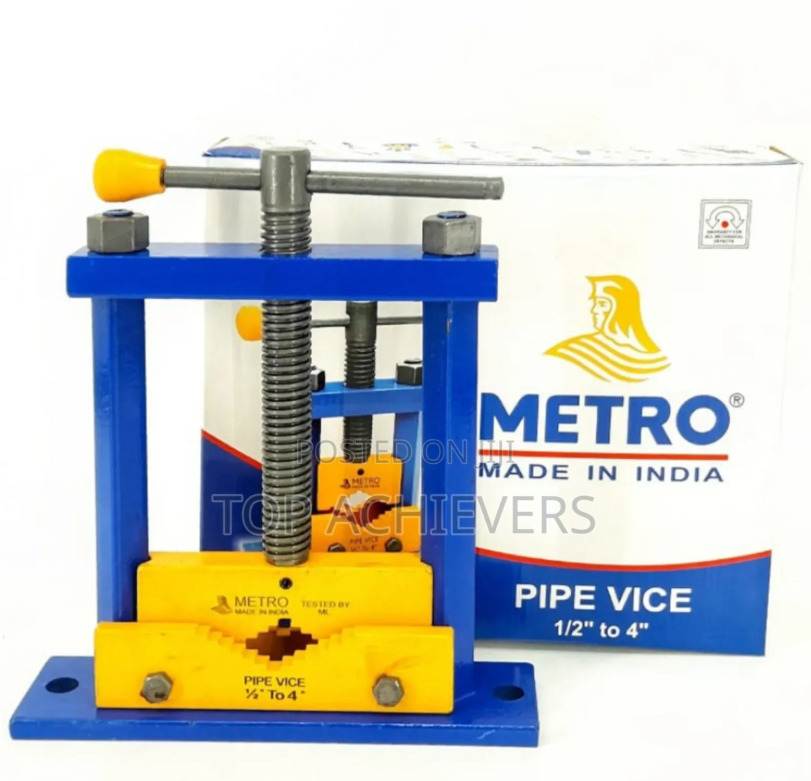 1⁄2 Inch to 4 Inch Square Pillar Type Pipe Vice