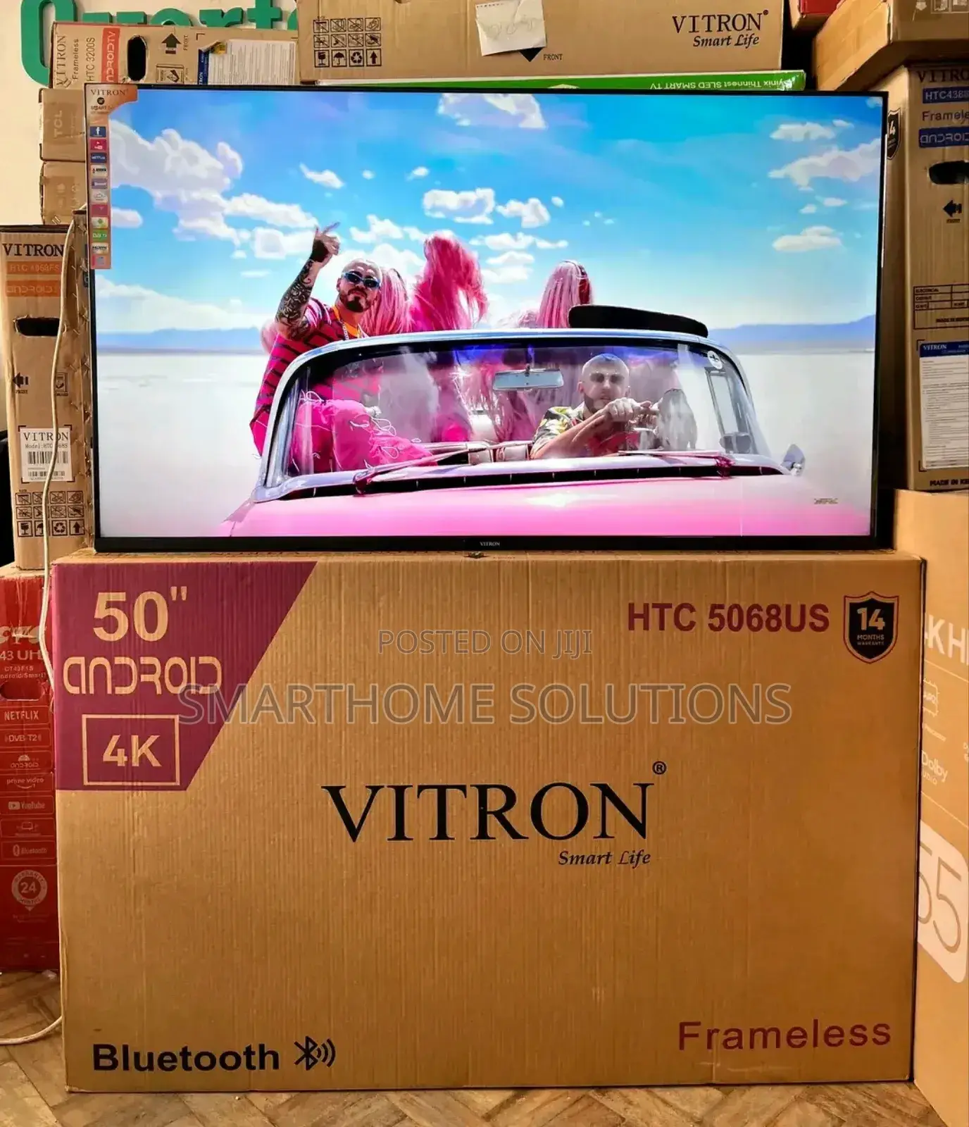 Vitron 50inch Smart Led Tv Digital Tv Uhd Tv
