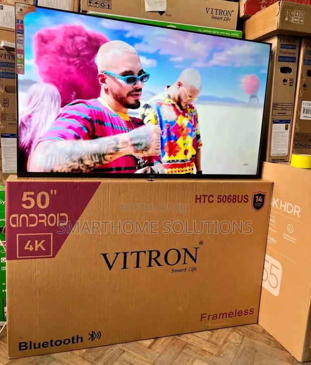 Vitron 50 Inches Smart Android Frameless 4ktv Fullhd With Bt - main view
