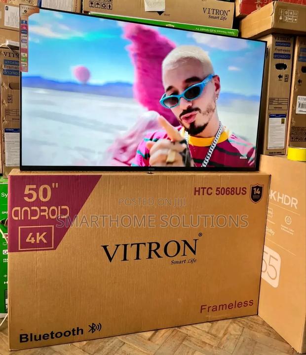 Vitron 50 Inches Smart Android Frameless 4ktv Fullhd With Bt - thumbnail 2