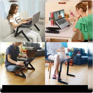 Foldable, Portable Laptop Metallic Stand - thumbnail 2