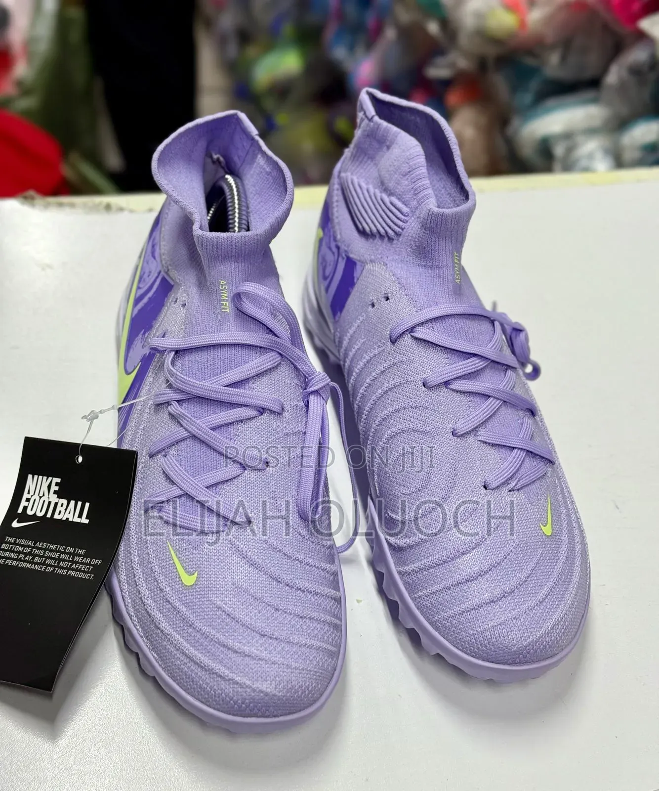 Purple Nike Trainer Football Boots
