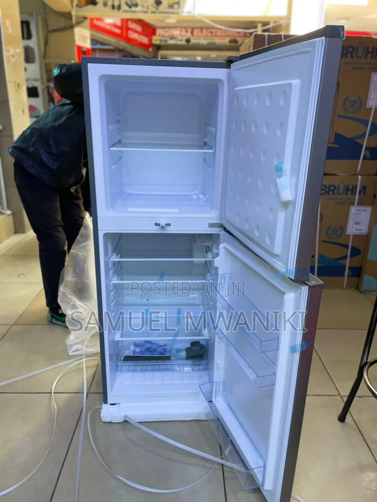 Bruhm 183 Liters Double Door Refrigerator