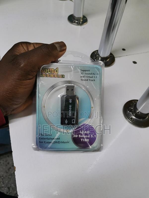 Sound Adapter, 3.5mm Headphone and Microphone Jacks