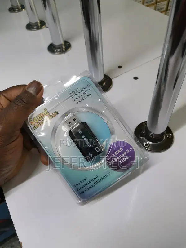 Sound Adapter, 3.5mm Headphone and Microphone Jacks