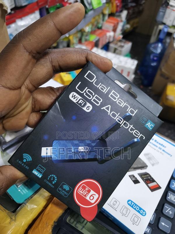 Usb 3.0 Wireless Wifi Adapter 1300mbps Long Range Dongle Du - thumbnail 2