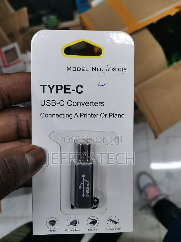 Printer Adapter Usb Type-C Female to Type-B Male Printer